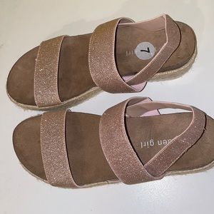 Madden girl rose gold sandals